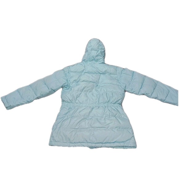Vintage Gap Womens Down Fill Puffer Jacket Small Coat Quilted Hooded Waterfowl S - Picture 2 of 16